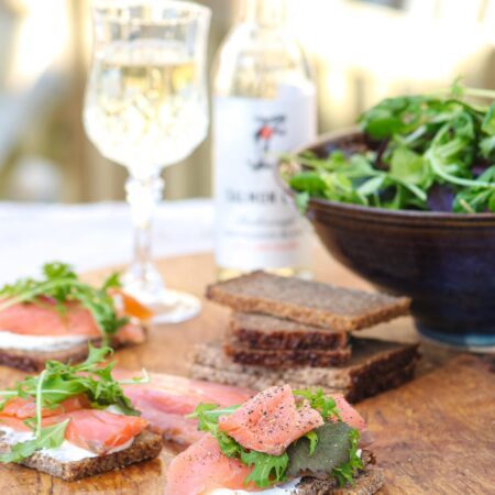 Brown & Forrest's Sliced Smoked Salmon on toast