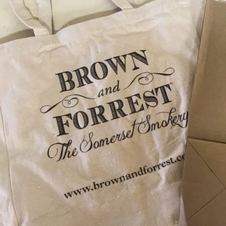 Brown & Forrest the Somerset Smokery canvas bags