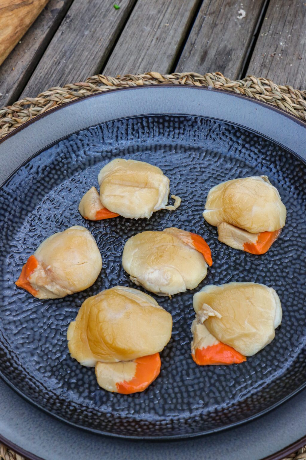 Smoked scallops Lightly smoked Brown & Forrest Smokery in Somerset