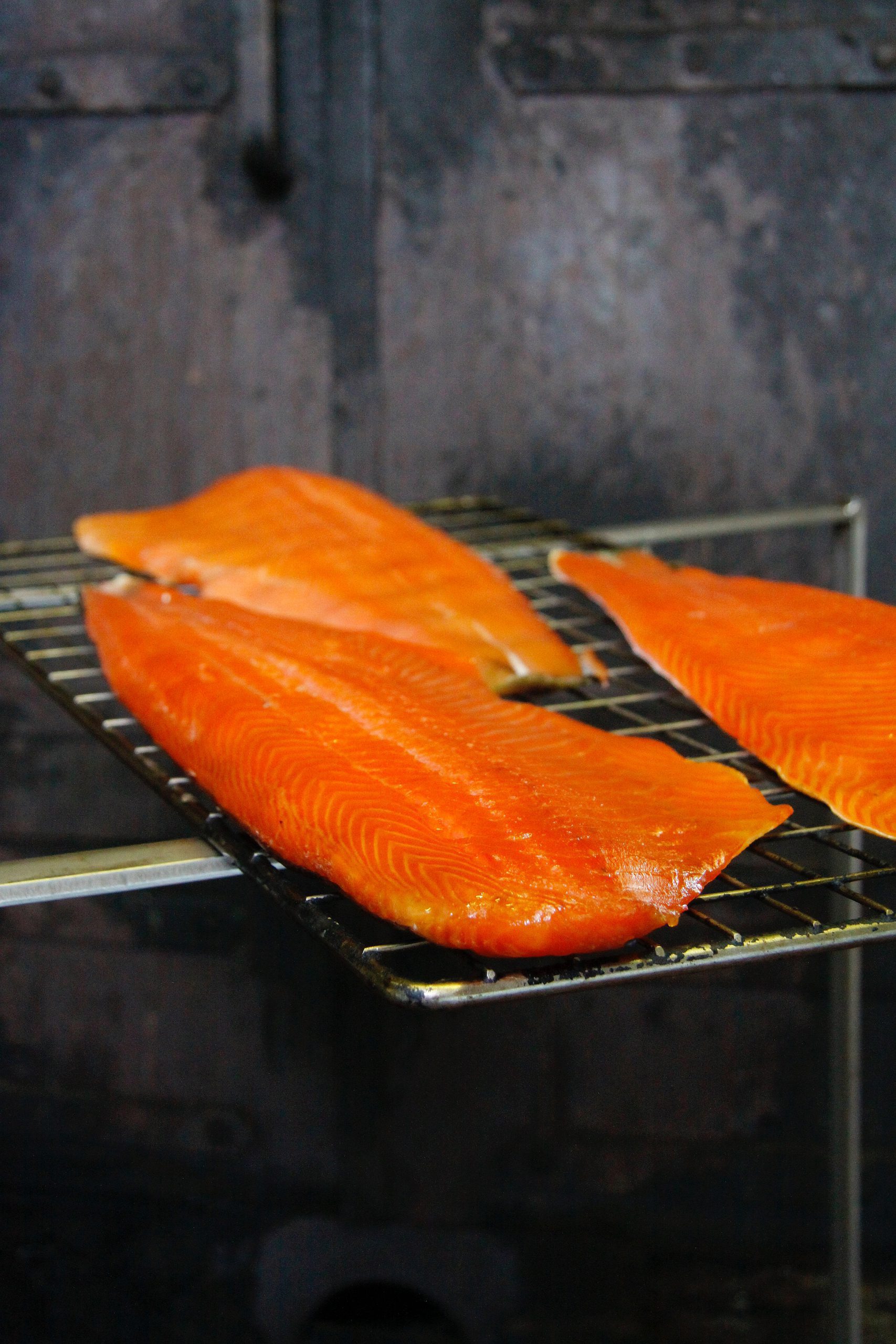 Whole side of smoked salmon Brown Forrest's finest smoked salmon